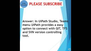 Which Version Controlling Tool UiPath support [upl. by Anitaf89]