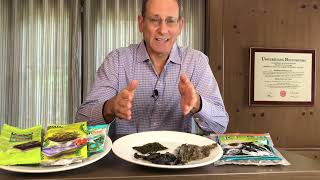 Benefits and Risks of Seaweed Snacks  Dr Tod Cooperman  ConsumerLabcom [upl. by Yuu]