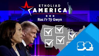 Etholiad America – adroddiad arbennig o’r Unol Daleithiau  Newyddion Ni 4 Tachwedd 2024 [upl. by Ahsote476]