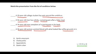 Clues in NREMT Questions Patient Matching Exercise [upl. by Adnarym844]