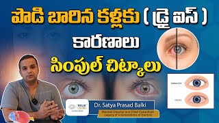 Dry Eyes Treatment In Telugu  Remedy for Dry Eyes  Health Tip In Telugu  True Vision Eye Hospital [upl. by Saltzman646]