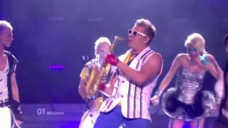 Moldova Eurovision 2010 saxophone guy HD [upl. by Orat951]