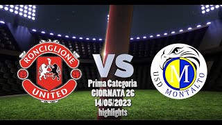 PrimaCategoria Ronciglione United VS Montalto  highlights [upl. by Anneyehc]