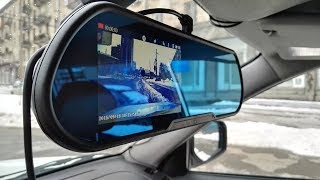 Зеркаловидеорегистратор Vehicle Blackbox DVR с камерой заднего вида [upl. by Aeneus480]