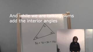 Exterior Angles Song [upl. by Akalam]