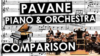 Ravel Pavane Pour Une Infante Défunte Piano amp Orchestra Compared [upl. by Arriek]