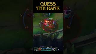 GUESS THE RANK 🩷 WRITE IN COMMENT 👇epicmoments leagueoflegends lol gaming highlights [upl. by Hayn]