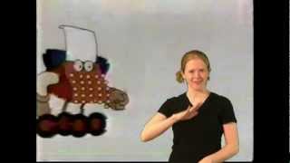 Sesame Street Typewriter guy cat ASL  Sesame Street Sign Language [upl. by Atsugua]