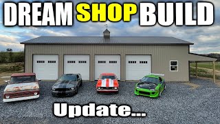 Building My Dream Garage The WAIT is OVER [upl. by Akiria]