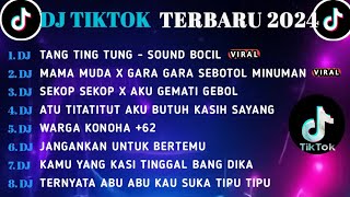 DJ TIKTOK TERBARU 2024  DJ TANG TING TUNG  DJ MAMA MUDA X GARA GARA SEBOTOL MINUMAN  DJ SEKOP [upl. by Rhianon]