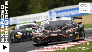 Brands Hatch Extended Highlights  2024 British GT Championship [upl. by Osrick]