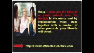 Natural Cure for Fibroids In Uterus  how to get rid of uterine fibroids [upl. by Ley]