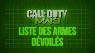 Modern Warfare 3  Gowtho  Les Armes Dévoilés [upl. by Oly]