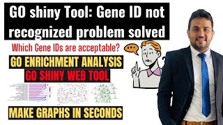 Gene ID not recognized problem Gene ontology enrichment analysis using GO shiny tool [upl. by Stricklan]