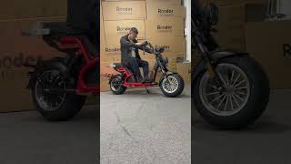 Rooder Electric motorcycle scooter wholesale price 8613632905138 [upl. by Wanyen]