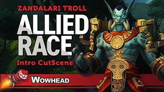 Kul Tiran amp Zandalari Troll Dances PreviewOrigins  Patch 815  Battle for Azeroth [upl. by Nosittam]