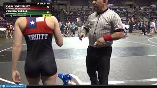 100 Lbs Champ Round 1  Kylin Ivory Truitt All American Wrestling Club Vs Kennedy Farrar Arizon [upl. by Furey397]