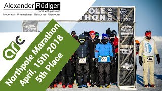 Northpole Marathon  April 15th 2018  Alexander Rüdiger 5th Place [upl. by Tierell]