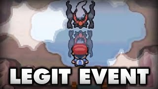 How To Get A LEGIT EVENT Darkrai In Pokemon Platinum Member Card [upl. by Adav]