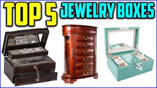 Top 5 Best Jewelry Boxes in 2020 Reviews [upl. by Rustice]