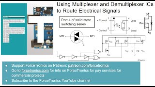 Using Multiplexer and Demultiplexer ICs to Route Electrical Signals [upl. by Eeznyl797]