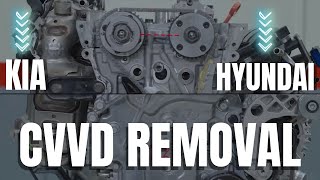 CVVD Removal amp Installation on KIA amp Hyundai Gamma 2 Engines  Variable Valve Duration kia engine [upl. by Gibbie4]