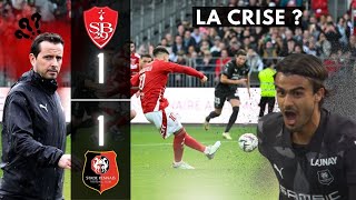 Rennes fantomatique dans le Derby Breton Un miracle pour arracher le nul contre Brest11Debrief [upl. by Lytsirhc]