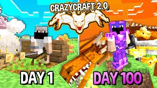 I Survived 100 Days in Crazy Craft Updated 20 [upl. by Ahseia657]