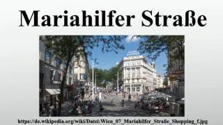 Mariahilfer Straße [upl. by Balling773]