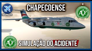 Chapecoense  Simulação do Acidente [upl. by Reel]