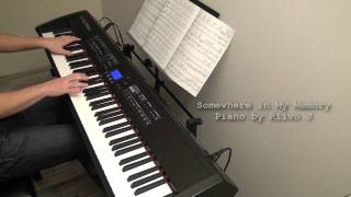 Somewhere in my Memory from quotHome Alonequot Piano Cover [upl. by Sillert235]