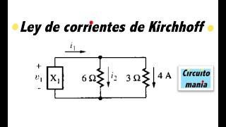 Ley de corrientes de Kirchhoff  Problema 21 quotElectric Circuits Fundamentals Francoquot [upl. by Ophelia]