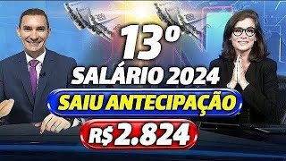 CALENDÁRIO INSS 2024  1ª PARCELA do 13º SALÁRIO para os APOSENTADOS  VEJA DATAS e VALORES [upl. by Tiny330]