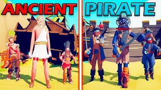 COLOSSAL PIRATE TEAM vs COLOSSAL ANCIENT TEAM  Totally Accurate Battle Simulator  TABS [upl. by Culver13]