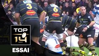 TOP 14  La Rochelle  Castres  2521 Essai Rory KOCKOTT 2 CAS  J12  Saison 20152016 [upl. by Retrac]