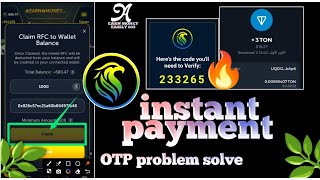 instant payment telegram bot  rfc mining bot  rfc mining bot otp problem solve [upl. by Azial]