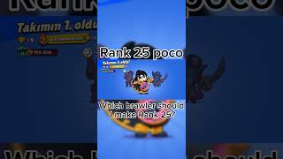 Rank 25 poco daco brawlstars 30k 25rank supercell subscribe like [upl. by Biebel]