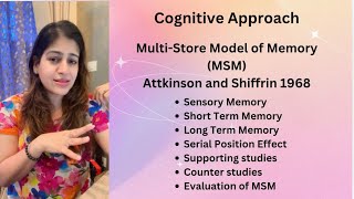 Multi Store Model of MemoryCognitive ApproachIB Psychology [upl. by Arriat362]