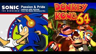 D O N K E Y K O N G Donkey Kong 64Sonic Adventure  Mashup [upl. by Saqaw699]