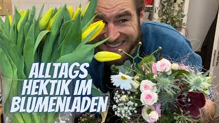 Blumenladen Alltag Live Erleben Hektik im Blumenladen [upl. by Lanta]