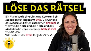 Ein kleines Mathe RÄTSEL – Textaufgabe Gleichung [upl. by Olson183]