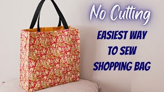 DIY Create a Stylish Shopping Bag Without Any Zipper  Very Easy To Sew  Project For Beginners [upl. by Mars]