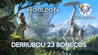 Horizon Zero Dawn  Derrubou 23 bonecos de Cortador  Guia de Troféu 🏆 [upl. by Juno262]