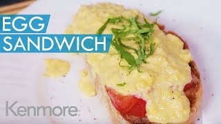 Perfect Scrambled Egg Sandwich Recipe Easy Breakfast Ideas  Kenmore [upl. by Adnawat]