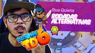 BLOONS TD6  RODADAS ALTERNATIVAS  RUA QUIETA  2022  HARD  TUTORIAL 04 [upl. by Dee]