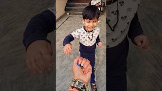 Chip vs jams Ball funny comedy cute cutebaby dairymilkchallenge comedyshorts baby shorts [upl. by Astraea]