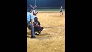 Jasmine McQuaig batting vs Dunnellon High School [upl. by Madalyn]