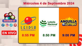 Lotería Nacional LEIDSA y Anguilla Lottery en Vivo 📺│Miércoles 4 de Septiembre 2024  855 PM [upl. by Labanna]