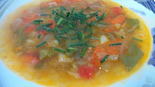 Sopa de verduras  como hacer sopa de verduras  recetas en menos de 3 minutos [upl. by Aciria]