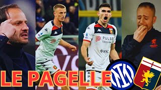 Inter  Genoa 21 PAGELLE ENORMI KONIVASQUEZ PERFETTI FRENDRUP INNOCENTE ALBERT NON CI SIAMO [upl. by Yenaj]